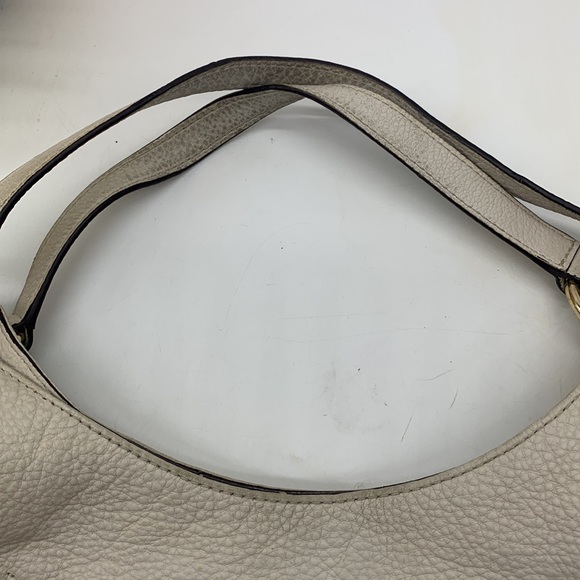 Michael Michael Kors Bone Color Pebble Leather Hobo Bag LP4256 - Picture 5 of 14